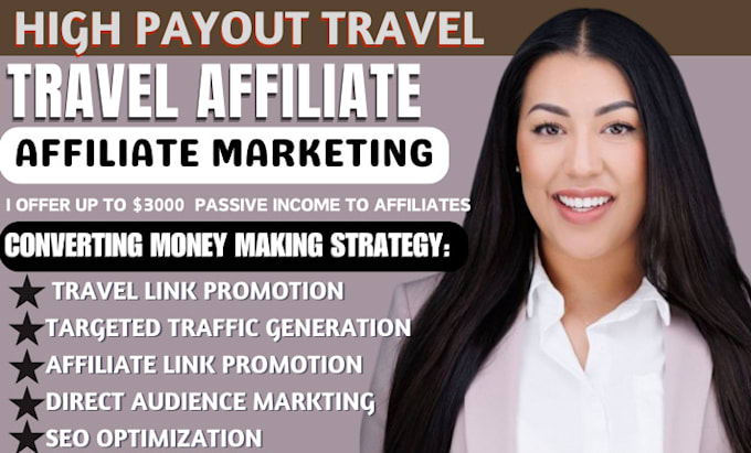 build travel affiliate website promotion travel affiliate marketing