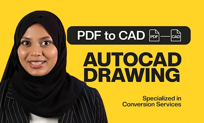 convert PDF to cad, draw floor plan in autocad
