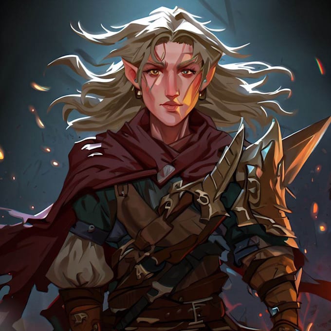 Make a dnd art and d and d character for you by Xaurander Fiverr