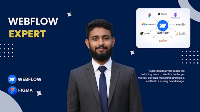 be your webflow expert , figma to webflow, webflow bug fix, custom form