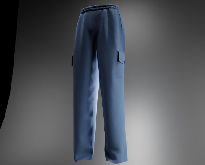 create realistic 3d clothes animation in design for you