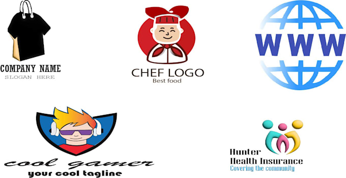 create elegant modern hand illustration logo for your brand