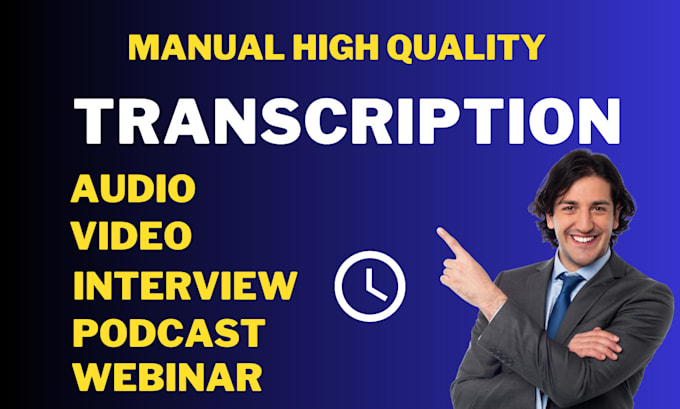 transcribe audio and do video transcription