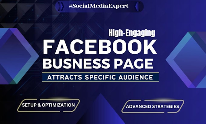 set up, design, and optimize facebook business pages