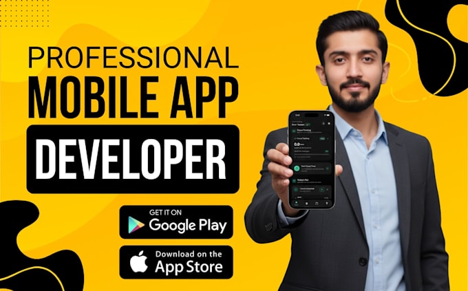 develop a professional flutter mobile app for android and ios