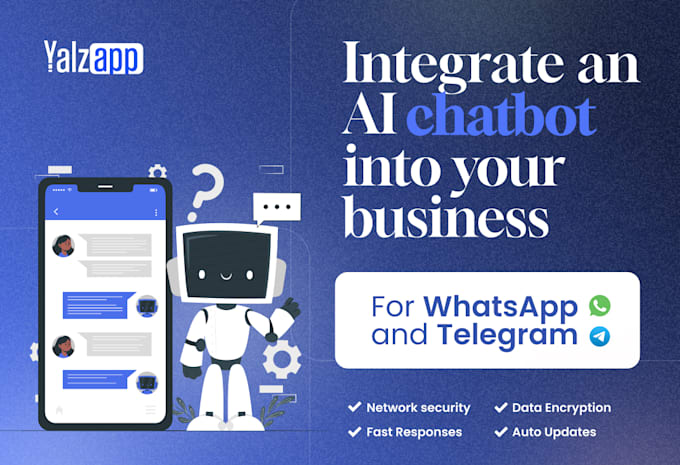 Integrate an ai assistant chatbot into your business number by Yalzee26 ...