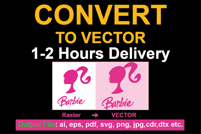 do vector tracing or convert to vector quickly
