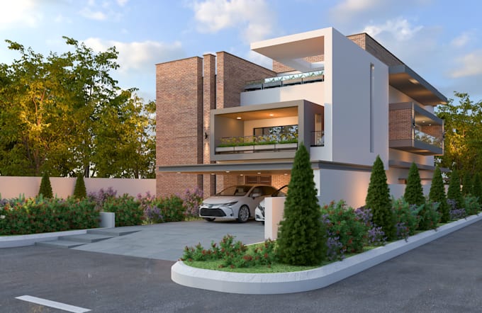 do architectural 3d model  3d design and 2d technical drawing