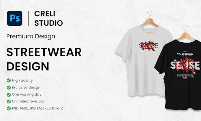 create exclusive streetwear designs for your brand