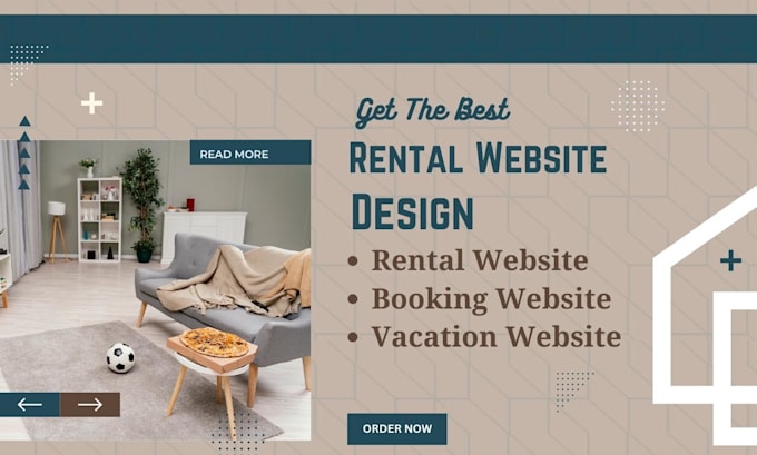 rental website, vacation website, booking website, recruitment website