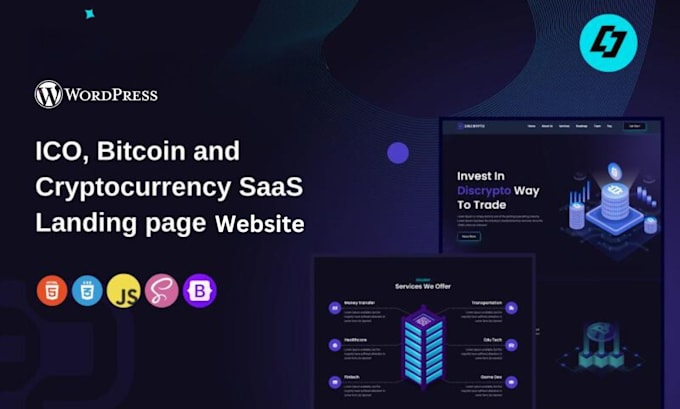 develop cryptocurrency ico token presale website