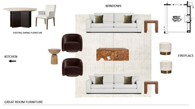 do interior design, create room layouts, and shop for furniture and accessories