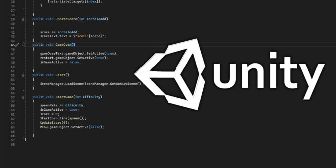 Create c sharp scripts for unity games by Bendjany | Fiverr