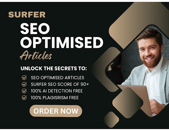 write high ranking surfer SEO articles and blog posts