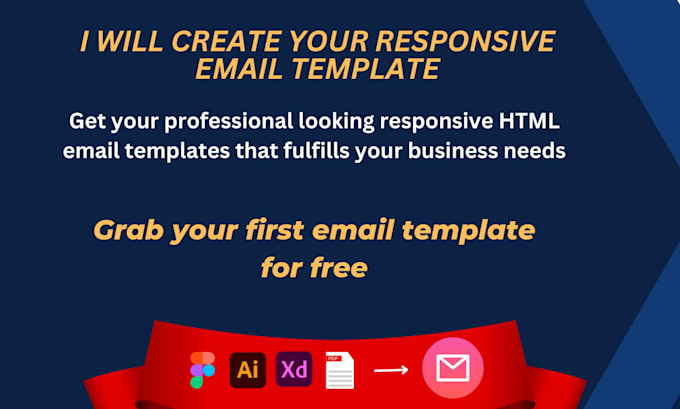 design responsive HTML email templates from figma design