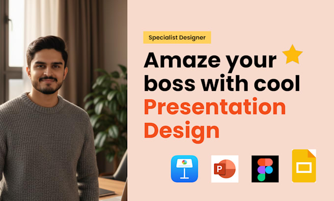 make presentations in keynote, figma, google slides or powerpoint