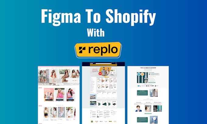 convert your figma to shopify using replo