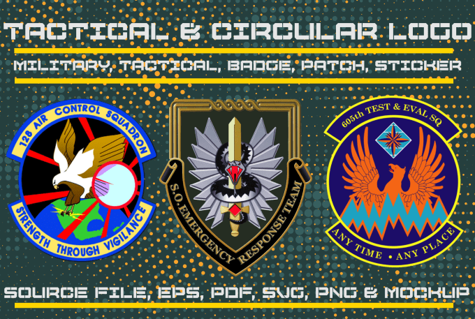 Logo tattico patch distintivo softair militare dell'esercito di design