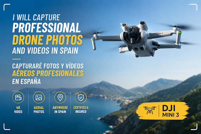 capture professional drone photos and videos in spain