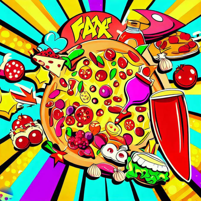 Make A Food Pop Art By Star light28 Fiverr make-a-food-pop-art-by-star-light28-fiverr