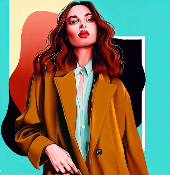 Make a professional fashion illustration or sketch by Terorakad_6 | Fiverr