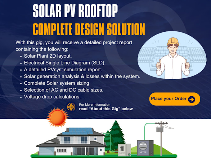 Design solar pv system for residential, commercial and utility scale by ...