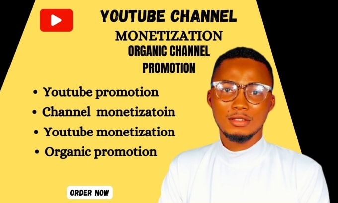 I will do organic promotion for youtube monetization