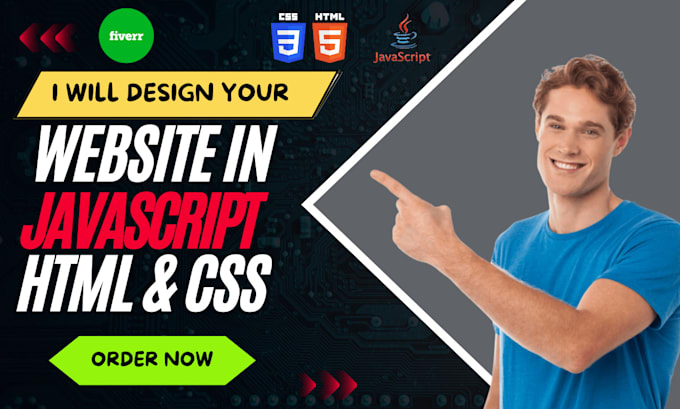 Create your custom website with html, css and javascript by ...