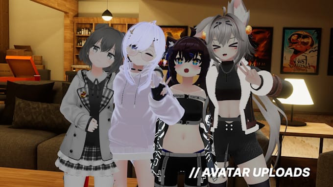 upload a vrchat avatar for you