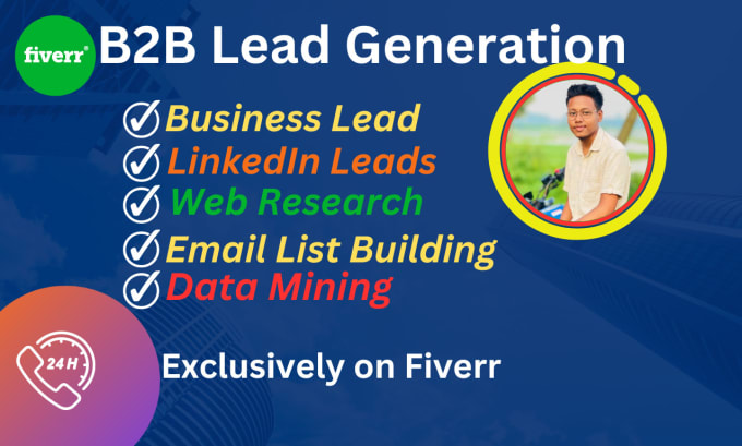 Do data entry copy paste b2b lead generation in reasonable low price by  Mahfuzpq | Fiverr