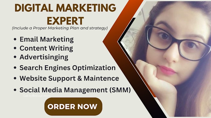be your digital marketing manager and social media manager