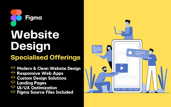 Design responsive website and landing page using figma by Minuteaug ...