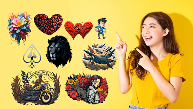 Create unique ai any sticker designs using leonardo ai by Therijvi | Fiverr