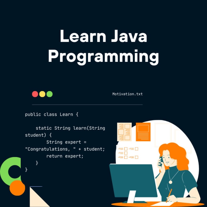 Learn java programming basics by Acharyatech | Fiverr