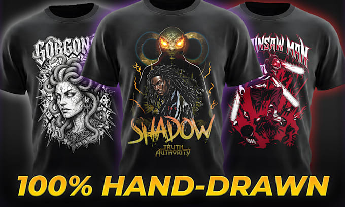 draw tshirt designs as you wish