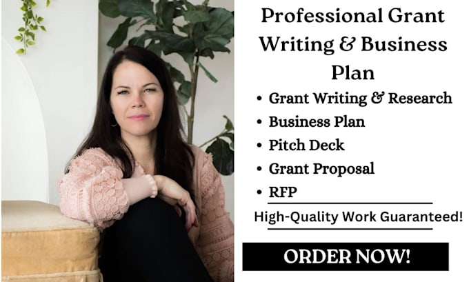 Do business plans and grant writing, apply for grants, grant