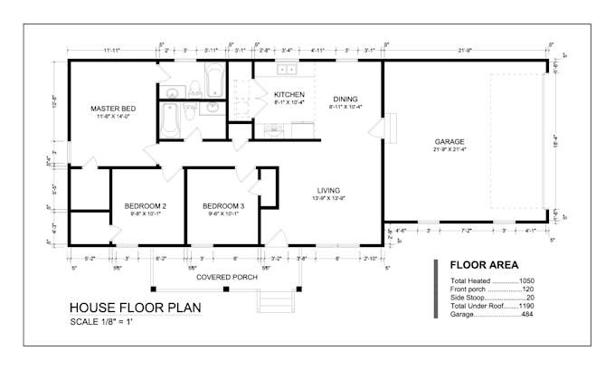 do architectural 2d floor plan and autocad drafting