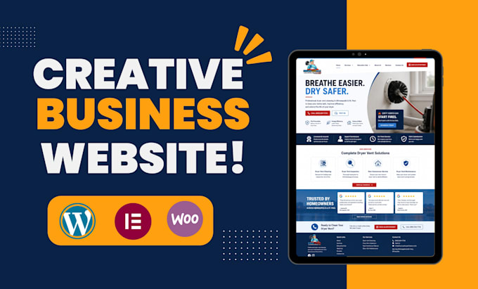 build a website for plumbing, hvac, roofing, cleaning, or construction business