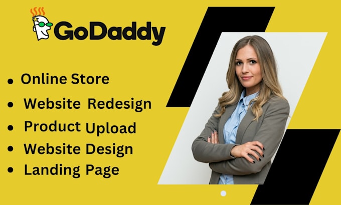 Design and redesign a go daddy website by Tessymacqueen | Fiverr