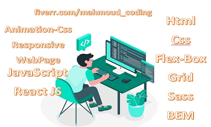 Serve as your front end developer portfolio, html, css, and javascript ...