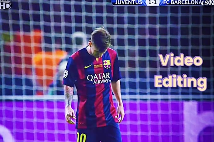design and edit a football video