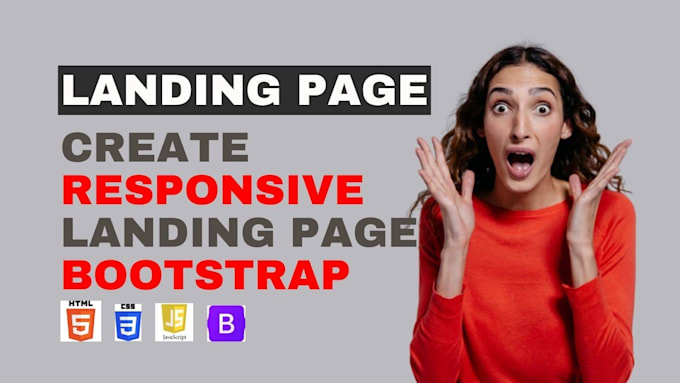 Create a unique ai disgin to html landing page with html and css by ...