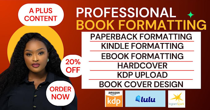 do a plus content kdp book formatting paperback formatting ebook formatting