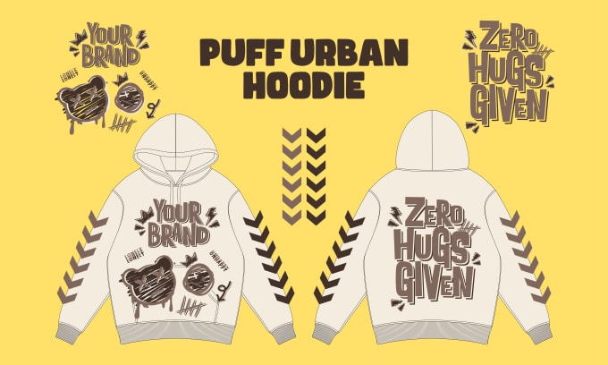 Custom sales hoodie streetwear