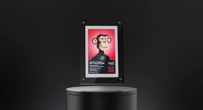 create stunning 3d nft card animation in 24 hours