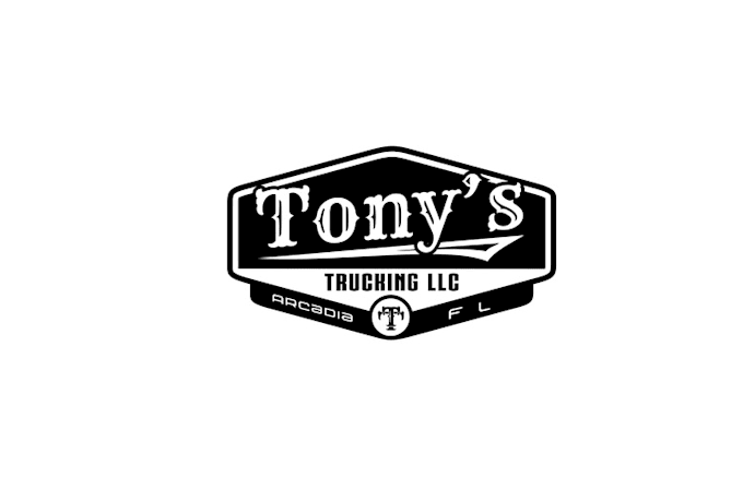 trucking logistics classic retro old school logo