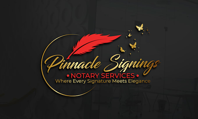do unique and creative notary logo design