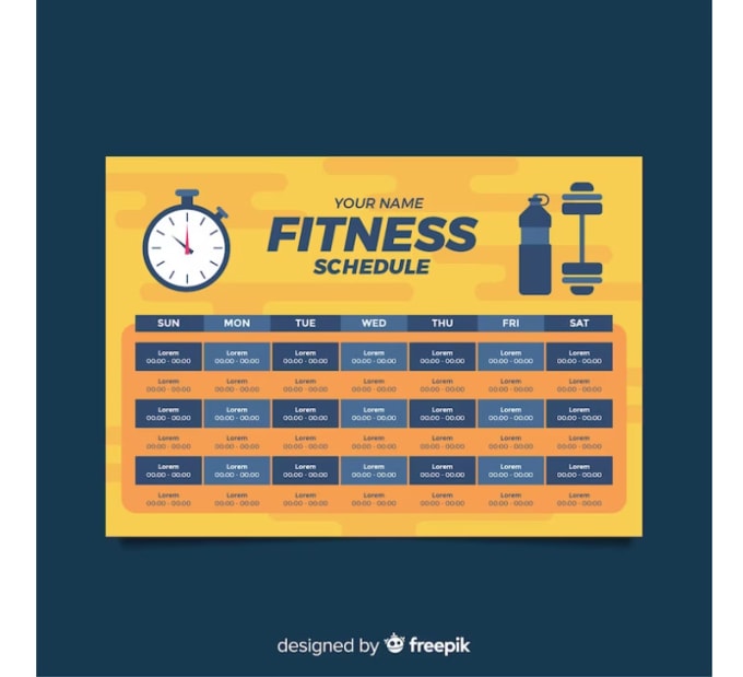 Create a workout split and plan by Whirl21 Fiverr