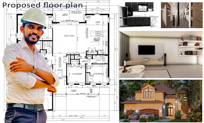 design and render exterior and interior for your dream house