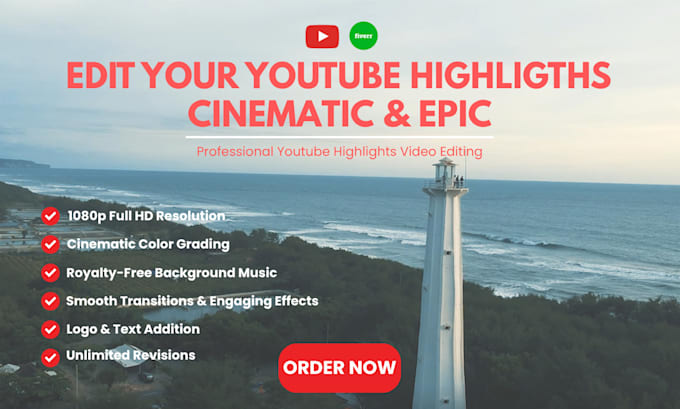 do professional youtube highlight video editing